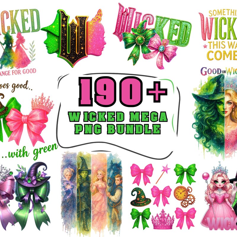 Wicked Clipart - Etsy