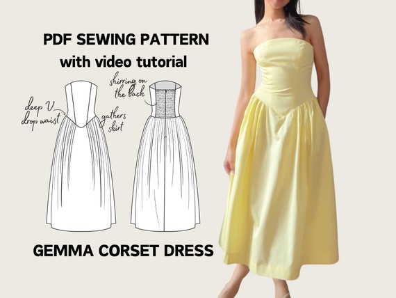 how to make a fitted bodice dress Fitted Bodice Add-on for Every Days A Weekend Dress main image 1
