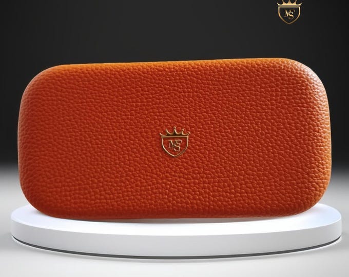 MFS Paris Orange Leather Case