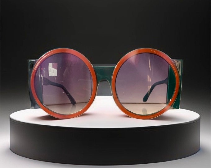 Prestige Round Frame SunGlasses . MFS for Her.