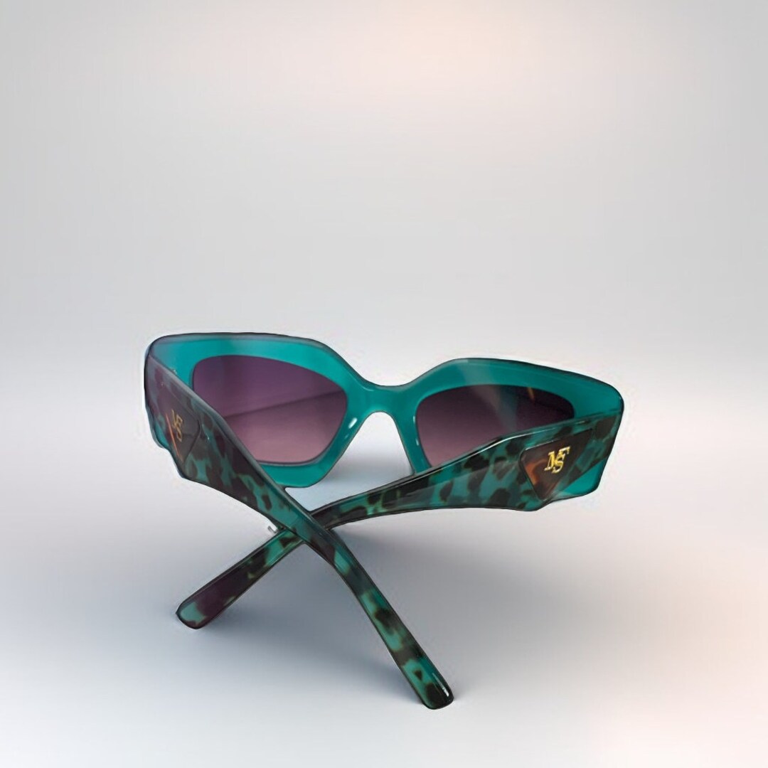 Prestige Rectangle Frame Sunglasses . MFS for Her, Trending Eyewear. - Etsy