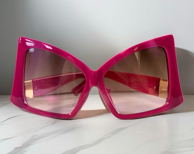 Prestige Large CatEye Frame SunGlasses . MFS for Her, EyeWear.