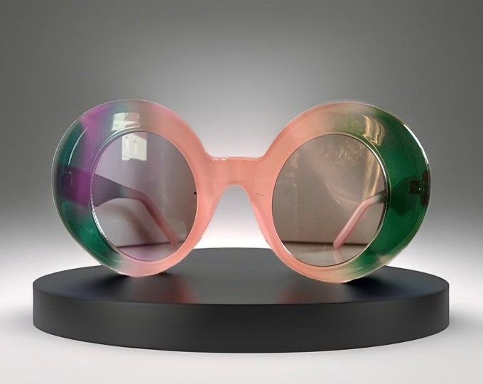Prestige Round Frame SunGlasses . MFS for Her, Trending SunShades EyeWear.