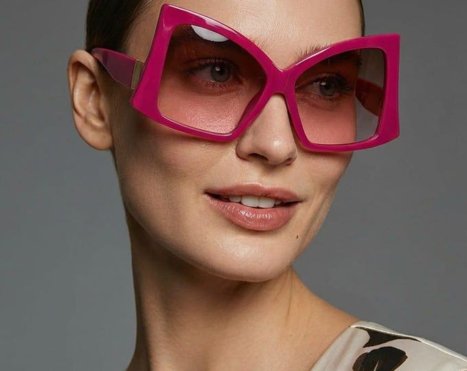 Prestige Large CatEye SunGlasses . MFS for Her.