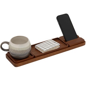 Luma Beech Wood Desk Organizer Set: Minimalist Office Accessories