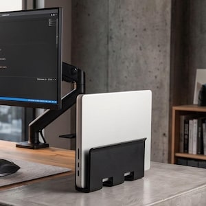 Metall Laptop Ständer - Ergonomisches Schreibtisch Accessoire für modernen Workspace, Gaming & Home Office Einrichtung
