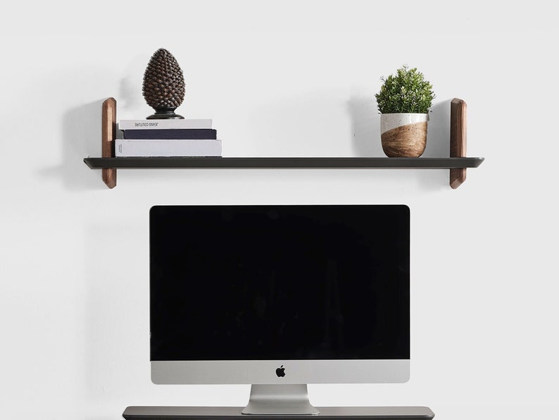 Photo inspiration: Handmade Wooden Minimalist Floating Shelves Reference: Handmade Minimalist Floating Shelf Wood Veneer Wall Decor
