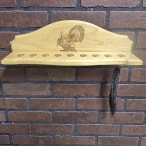 Festus Trading Company Turkey Beard Display & Mount Kit - Premium Rustic Turkey Fan and Beard Mount Plaque, Ideal for Home, and Office Decor