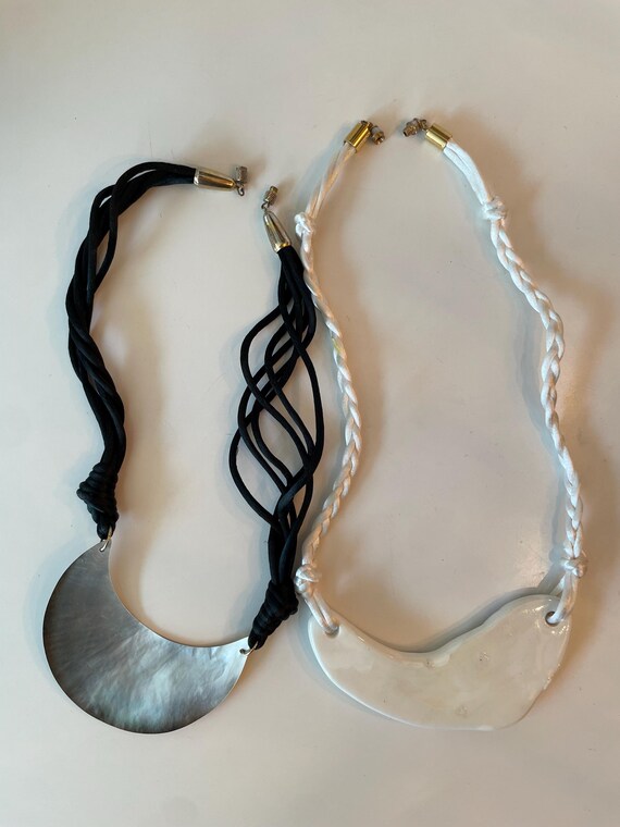 Vintage Stunning Statement Statement Necklace Lot… - image 3