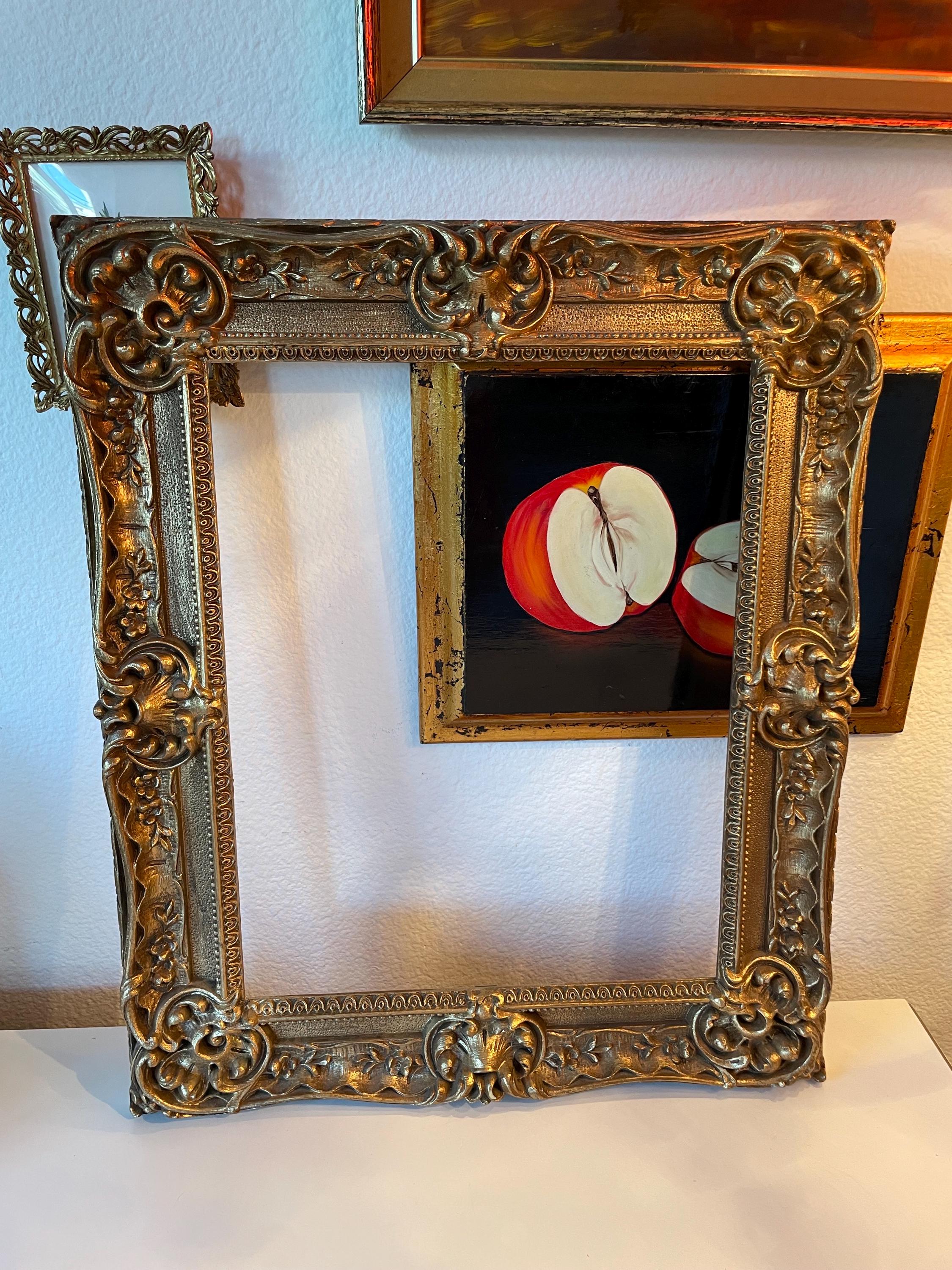 Vintage MCM Ornate Gold Plastic Frame | Trieste Company Frame