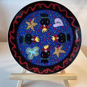 Monkeys of Melbourne Decorative China Plate 1989 Vandoc Cockatoos Wearing Sunglasses