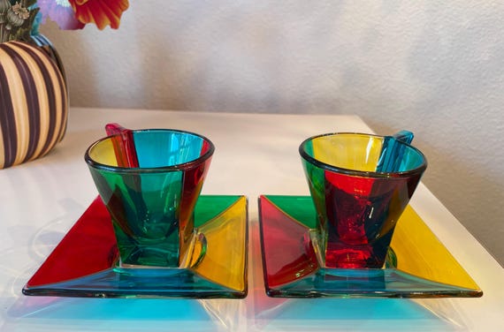 イタリア ガラス  Venetian glass Vintage Italian Zecchin Style Murano Glass Art Deco Design