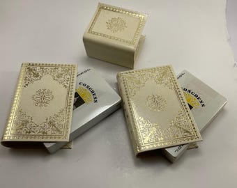 Games By James Congress speelkaarten boekenkast set van 2 vintage