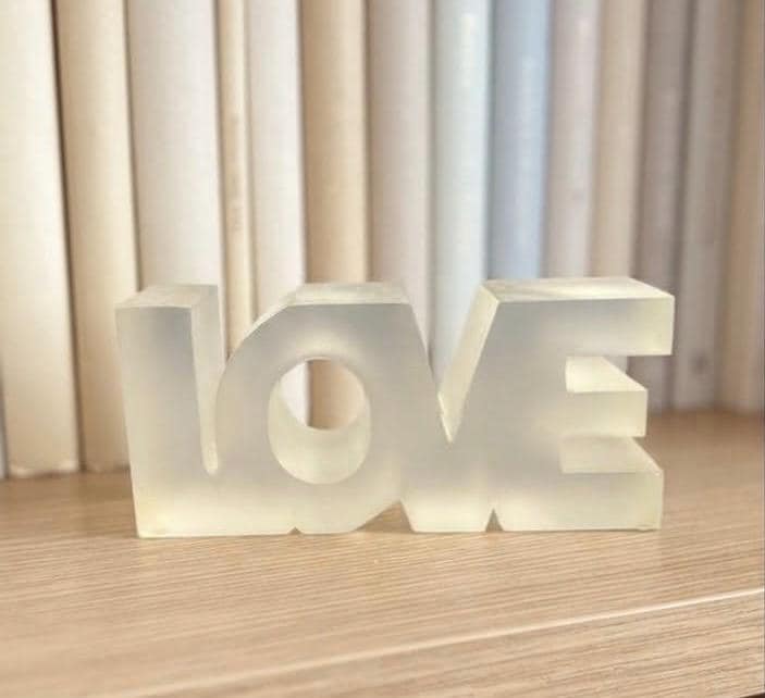 Robert Indiana Love Paperweight - Etsy
