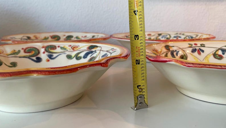 Handcrafted Sur La Table Mara Bowl Made in Italy Set of 4 image 19