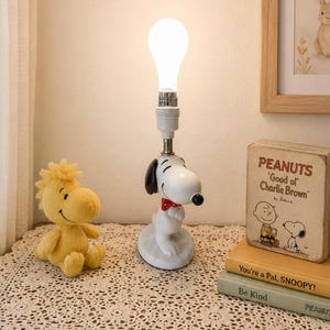 Vintage Snoopy Lamp - Etsy