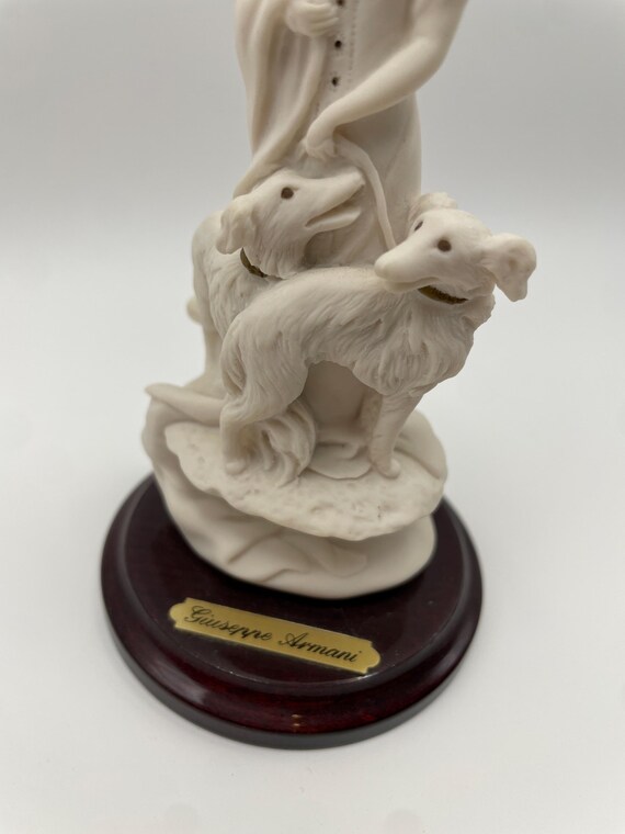 Vintage 1993 Giuseppe Armani Lady With Dogs Porcelain Figurine - Etsy