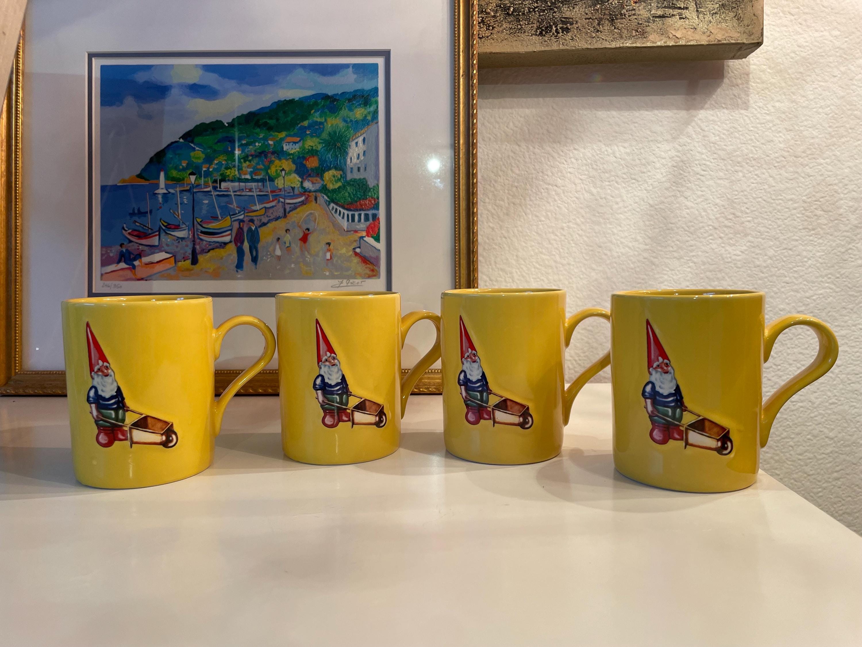 入手困難　 キッス　KISS Coffeehouse Mug 　マートルビーチ Kiss That Frog French Mug by Cleen Set of 4 | French Marcel La
