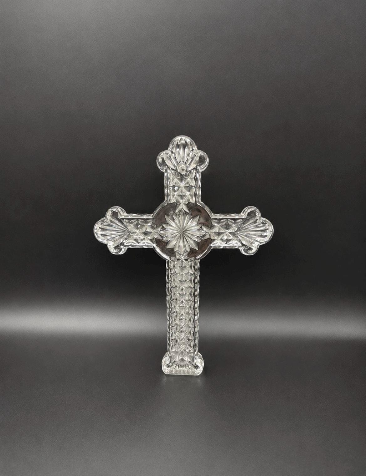 Waterford Crystal Standing Cross - Etsy