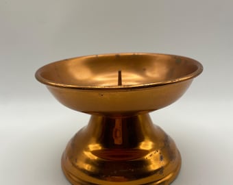 Vintage Copper Candle Holder