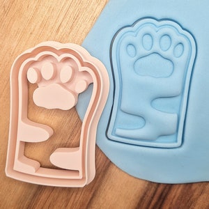 Cat Paw Cookie Cutter - Cats Cookies - Cute Cookie Cutter - Pastry, Fondant, Dough, Biscuit