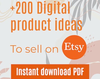 Idee per prodotti digitali Etsy 200 idee di prodotti digitali da vendere su prodotti digitali Etsy elenco di 100 prodotti digitali che vendono Domanda elevata