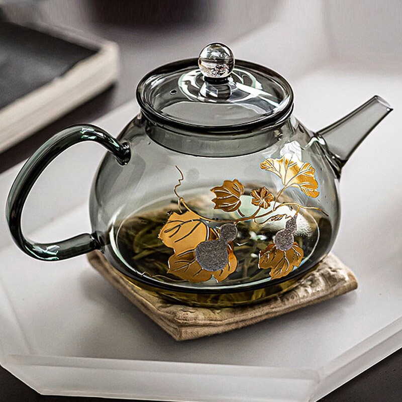 Ash teapot | Glass teapot | Heat-resistant kettle | Kung Fu teapot | Customized teapot