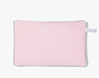 Almohada de huesos de cereza almohada térmica bolsa de agua caliente con huesos de cereza orgánicos rosa 20 x 30 cm