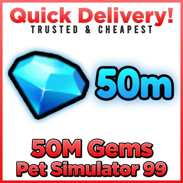 PET SIM 99 50M GEMS