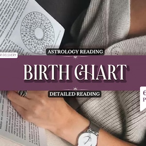 Leitura de mapa de nascimento, leitura de astrologia, leitura de mapa natal, relatório de astrologia, presente de astrologia, previsão de astrologia, relatório de mapa de nascimento