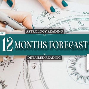 12 maanden voorspelling, astrologie lezen, 12 maanden lezen, astrologierapport, toekomstvoorspellingen, geboortehoroscoop lezen, astrologiecadeau