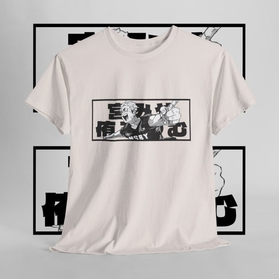 【EERST】ハイキュー!! Standing HF T-shirt [White_Atsumu] Anime Streetwear Haikyuu Miya Atsumu Shirt, Japanese Style
