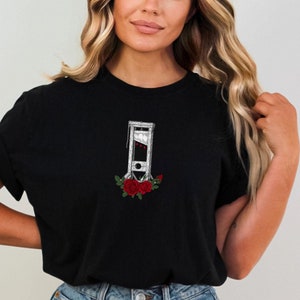 Comfort Colors Subtle French Revolution Guillotine Shirt, Anti Capitalism Social Justice Liberal Leftist Resistance Protest Tee,Eat The Rich