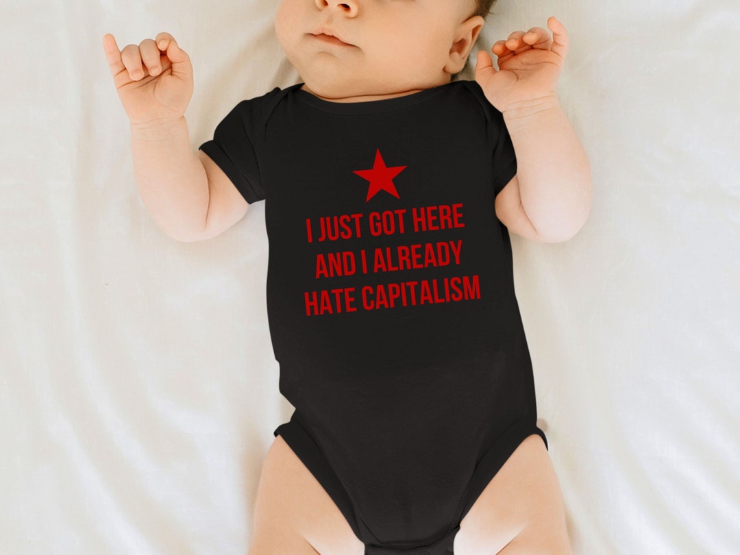 Anti Capitalism New Baby Bodysuit, Marxist Kid Clothing, Progressive ...