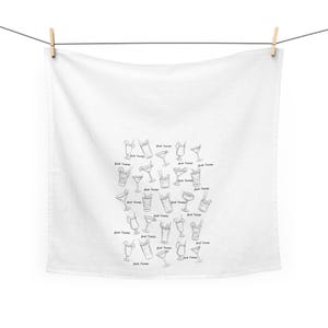Torchon en coton subtil anti-atout, cadeau pour militant des droits humains, politique libérale de gauche progressiste, justice sociale, cocktails Fuck Trump image 4