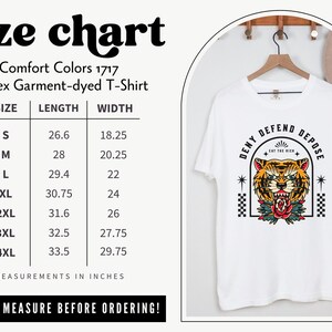 Deny Defend Depose Comfort Colors Tee, Leftist Healthcare Political Activist, Eat The Rich, People Over Profit, Social Justice, Human Rights White