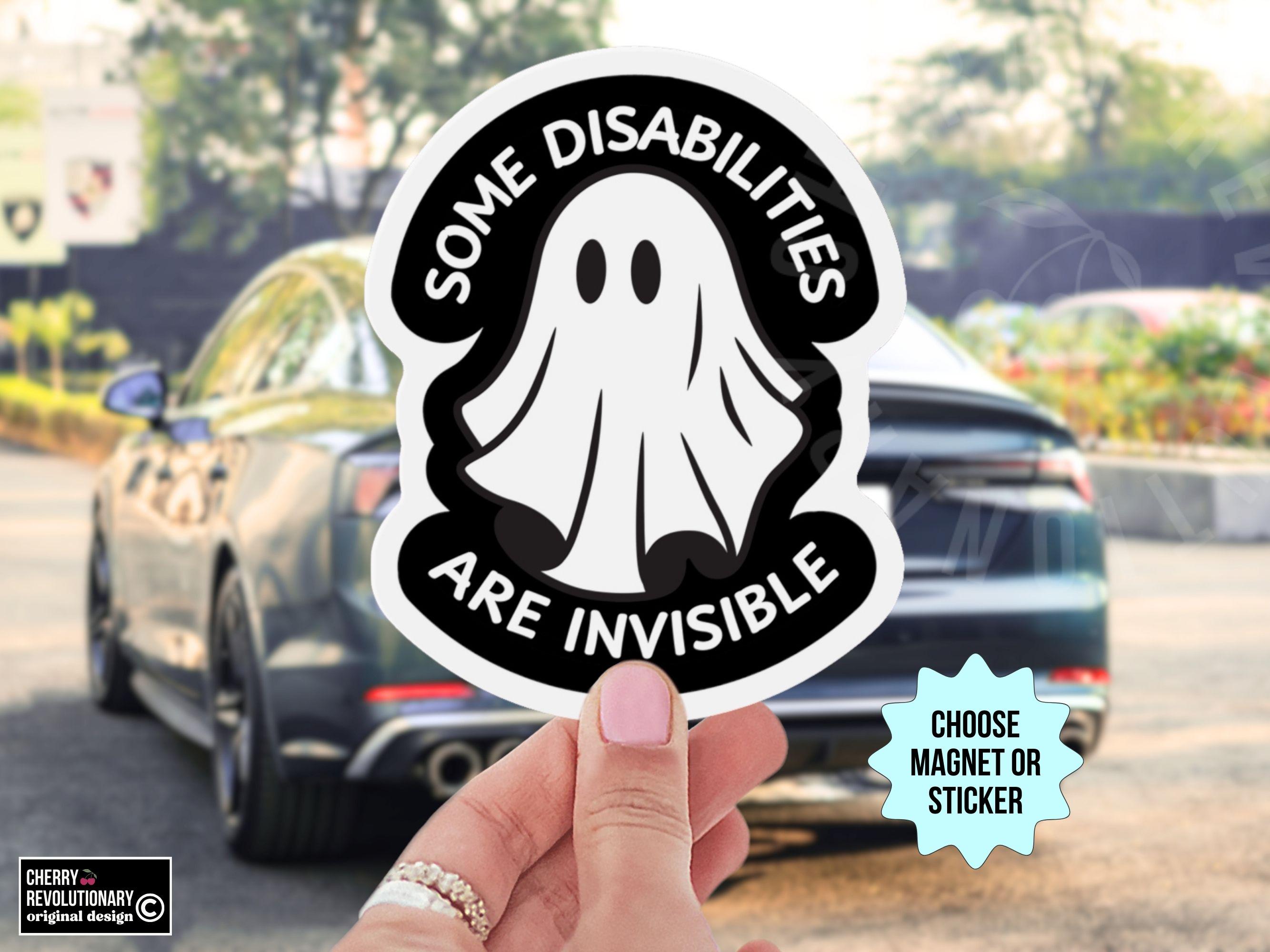 Disabled Car Sticker Wheelchair Disability Blue Badge Holder Window