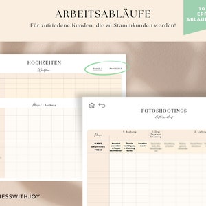 The Photographer Organizer 2024 / Photographer Planner / Photographer Annual Calendar / Work-Life Balance / Digital / Goodnotes Notability / German image 4