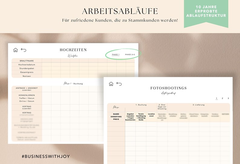 Der Fotografen Organizer 2024 / Fotografen Planer / Fotografen Jahreskalender / Work-Life-Balance / Digital / Goodnotes Notability / German Bild 4