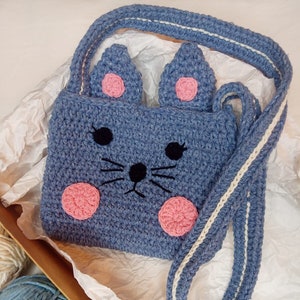 HÄKELANLEITUNG,Kätzchen Häkelanleitung,Häkeltasche Muster,Häkeltasche Muster,Muster Tasche nähen,Pdf Häkelanleitung,Mustertasche
