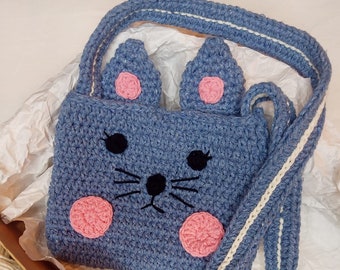 Crochet Kitten Bag Pattern: Little Girl's Purse (PDF Pattern)