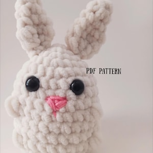 PATRÓN A GANCHILLO Mini Conejitos de Peluche, Conejito Hecho a Mano, Patrón Conejo a Ganchillo, Amigurumi Archivo PDF Patrón Tutorial en Español
