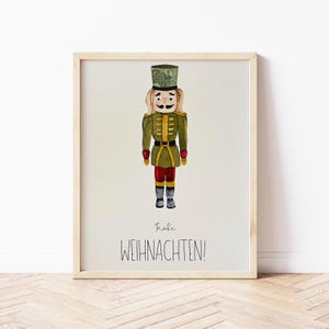 Digital money gift for Christmas | Money gift poster Nutcracker for Christmas to print