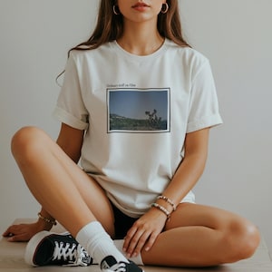 Ordinary stuff on Film, Joshua Tree at Night T-Shirt, Film Aesthetic Photo Shirt, California Desert Long Exposure