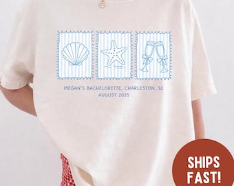 Camisetas personalizadas para despedidas de soltera en la playa, camisetas costeras para despedidas de soltera, camisetas costeras para despedidas de soltera, camisetas de despedida de soltera "Last Splash"