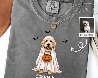 Funny Dogs Halloween Shirt, Spooky Cute Dog Shirt, Cute Ghost Dogs Halloween Shirt, Custom Dog Breeds Shirt, Halloween Gift For Dog Mom