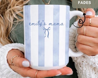 Personalized Mama Mug, Custom Name Mug, New Parent Gift, Mother's Gift, Future Mom Gift, New Baby Gift for Mom, Pregnancy Announcement