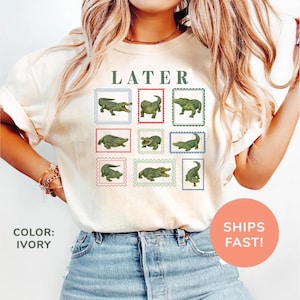 Later Gator Comfort Colors® T-Shirt, Funny Vintage Alligator Shirt, Unisex Retro Gator Tshirt, Funny Sarcastic Graphic Tee, Florida Shirt
