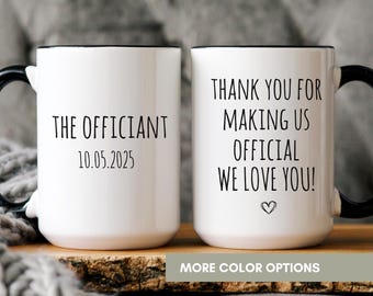 Regalo para oficiante, regalo para oficiante de boda, regalo para oficiante de boda para hombres y mujeres, regalo para oficiante, regalo de propuesta de oficiante de boda, agradecimiento