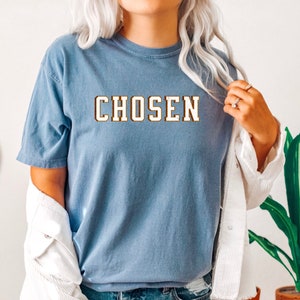 Auserwähltes Shirt, auserwählt, handverlesen von meinem Schöpfer, Inspiration, christliches Geschenk, christliches religiöses T-Shirt für Frauen, Jesus-Liebhaber, Geschenk für sie